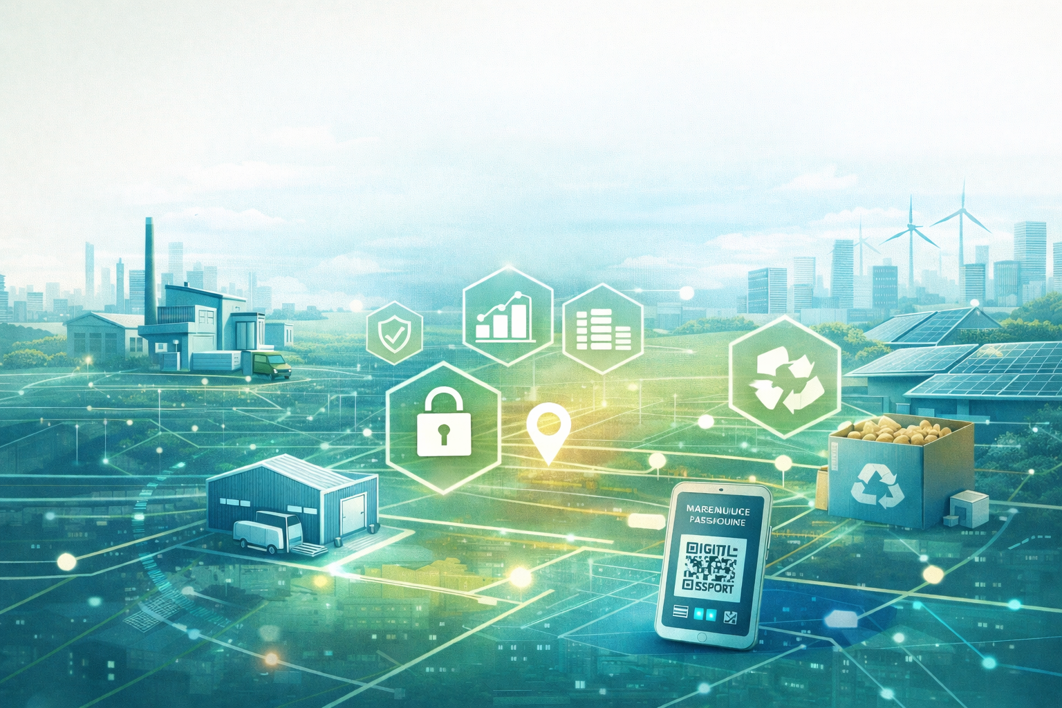 Priprava dobavne verige na digitalne potne liste za izdelke